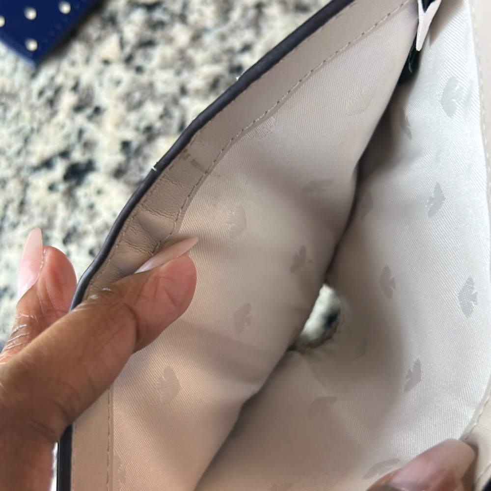 Kate Spade Gold Bid-fold Glitter Wallet - Picture 8 of 12